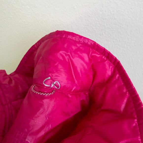 North Face Thermoball Puffer Vest Jacket Pink Womens Medium Quilted Outdoors Zip - Picture 10 of 10